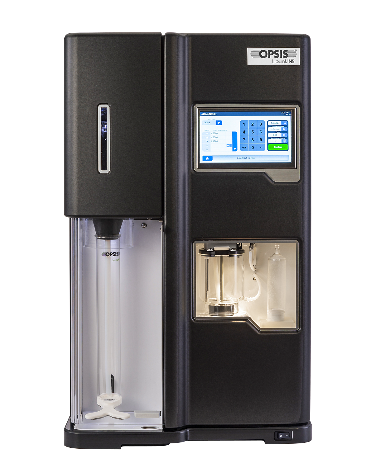 Determinación de proteínas y nitrógeno por método Kjeldahl | Analizador KjelROC | Opsis LiquidLINE