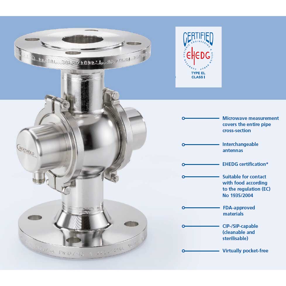 Medidor de concentración y grados Brix para la industria azucarera | MicroPolar Brix LB 565 | Berthold