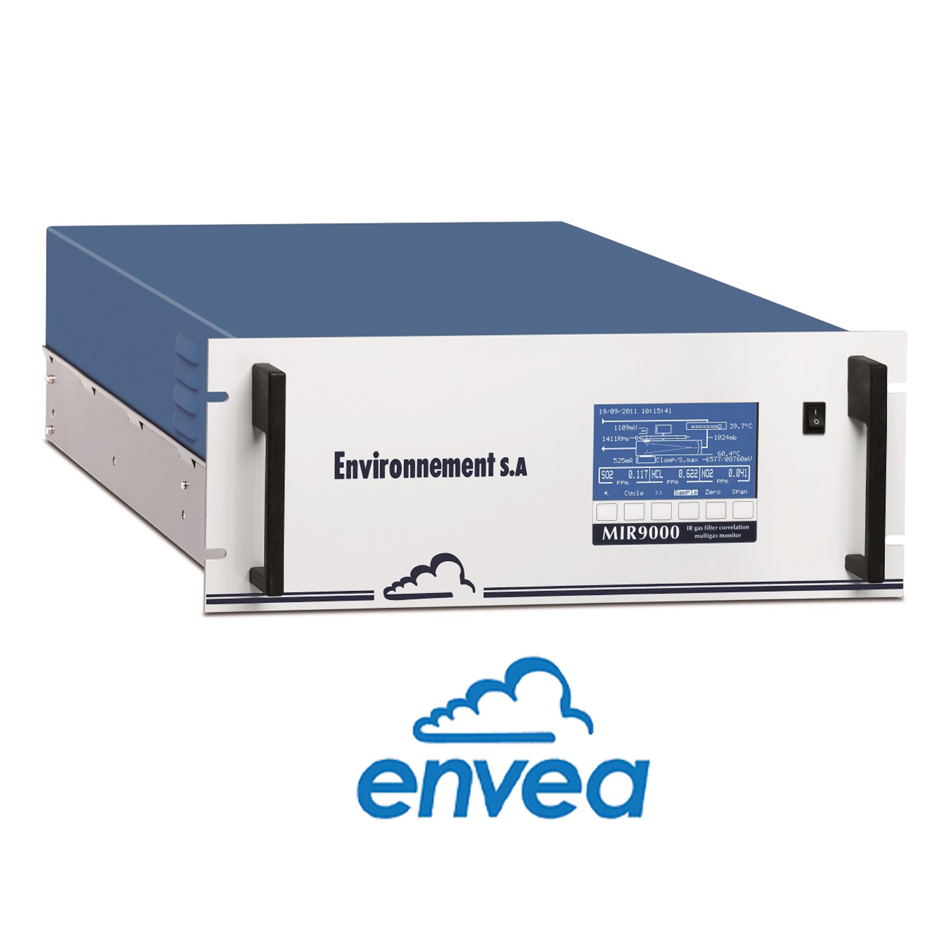 Analizador multigás infrarrojo GFC  para CEMS | MIR 9000E | Envea CEMS