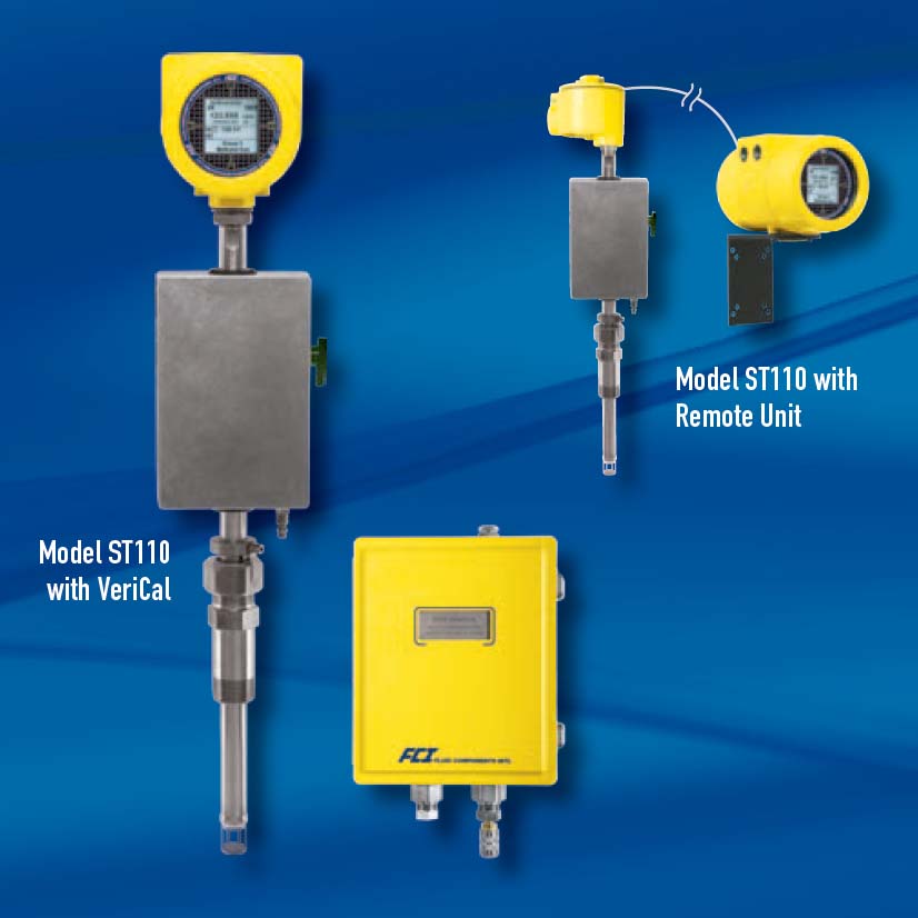 Caudalímetro gas antorcha – flare | ST110A con VeriCal | FCI