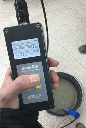 Sensor de humedad para arena, grava y materiales granulados | Sono WZ | IMKO