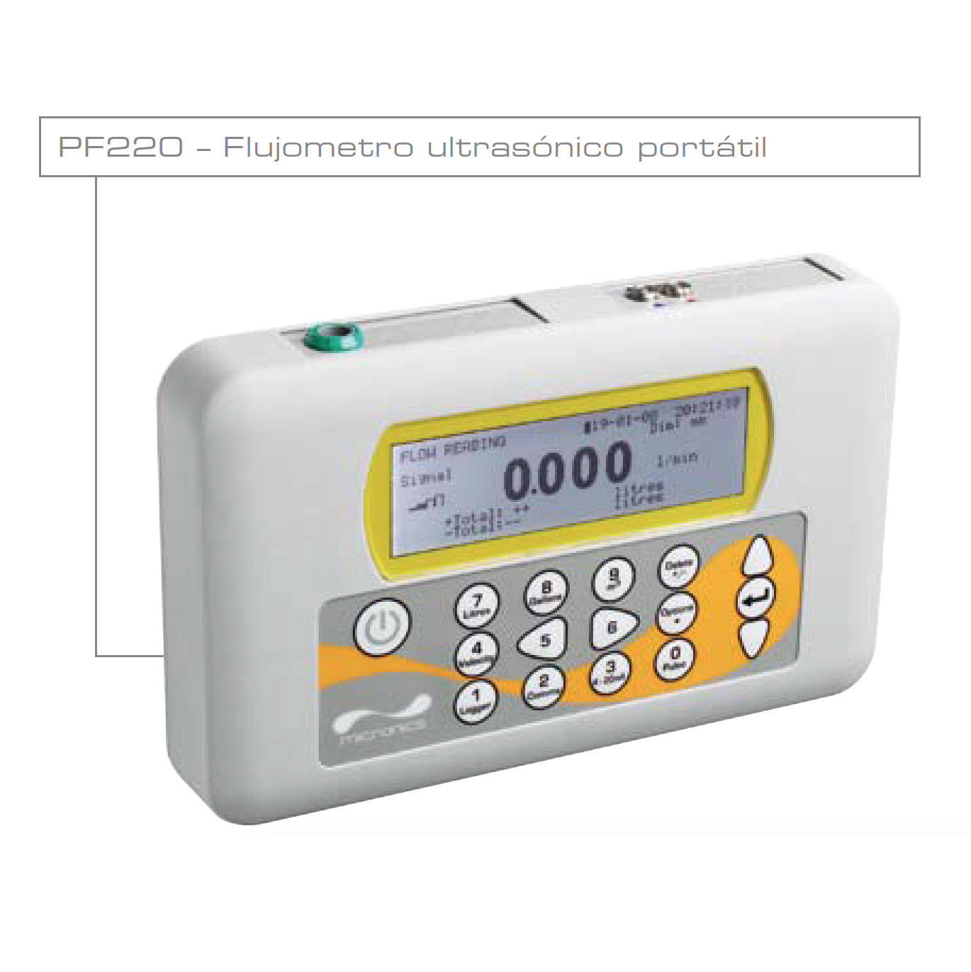 Caudalímetro ultrasónico portátil | Portaflow PF333/PF222 | Micronics